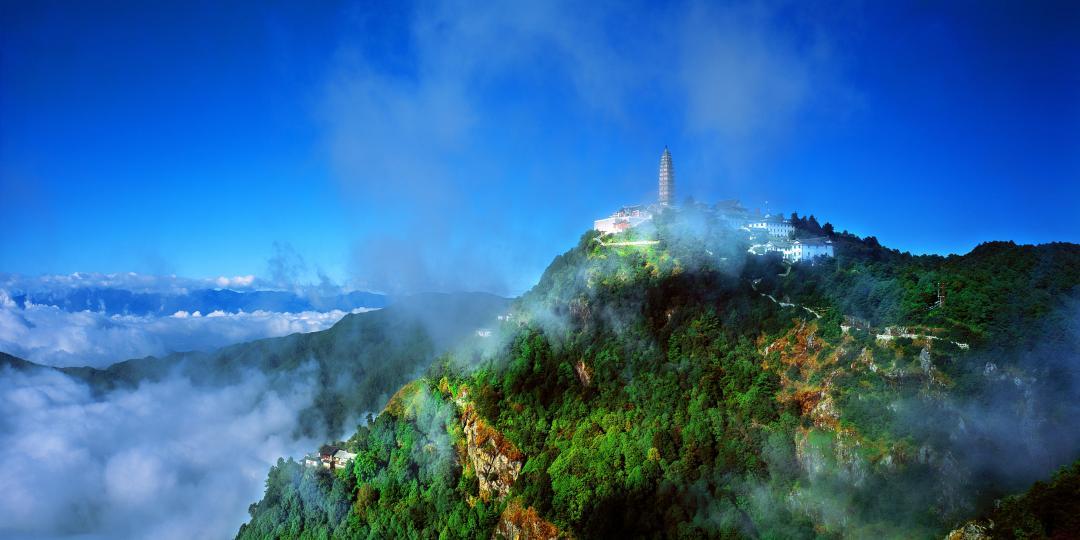 鸡足山对应地点实景